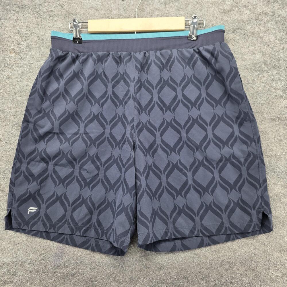 Fabletics Shorts Mens 32 Gray Athletic Pull On Built-In Shorts
